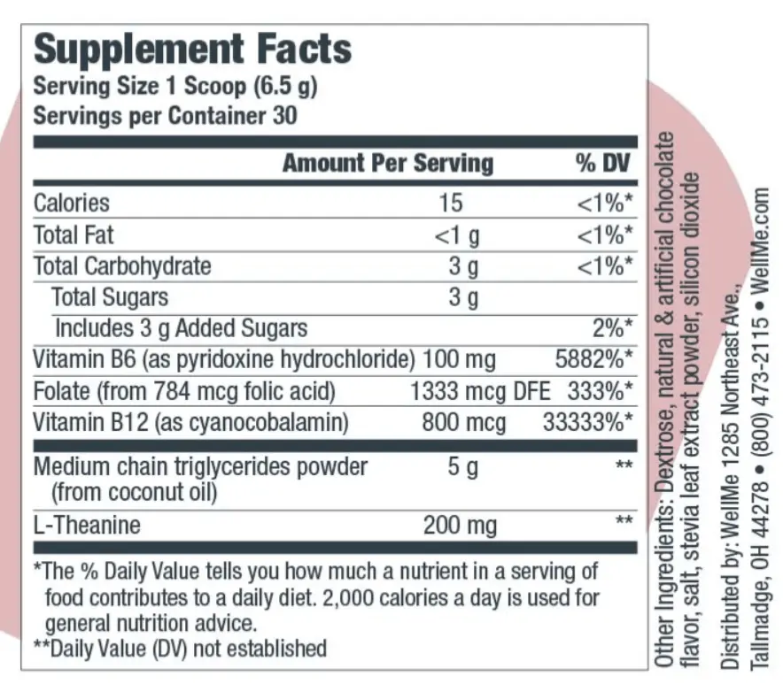 BioVanish Ingredients